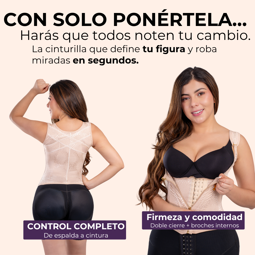 Chaleco Cinturilla extrema 9 varillas