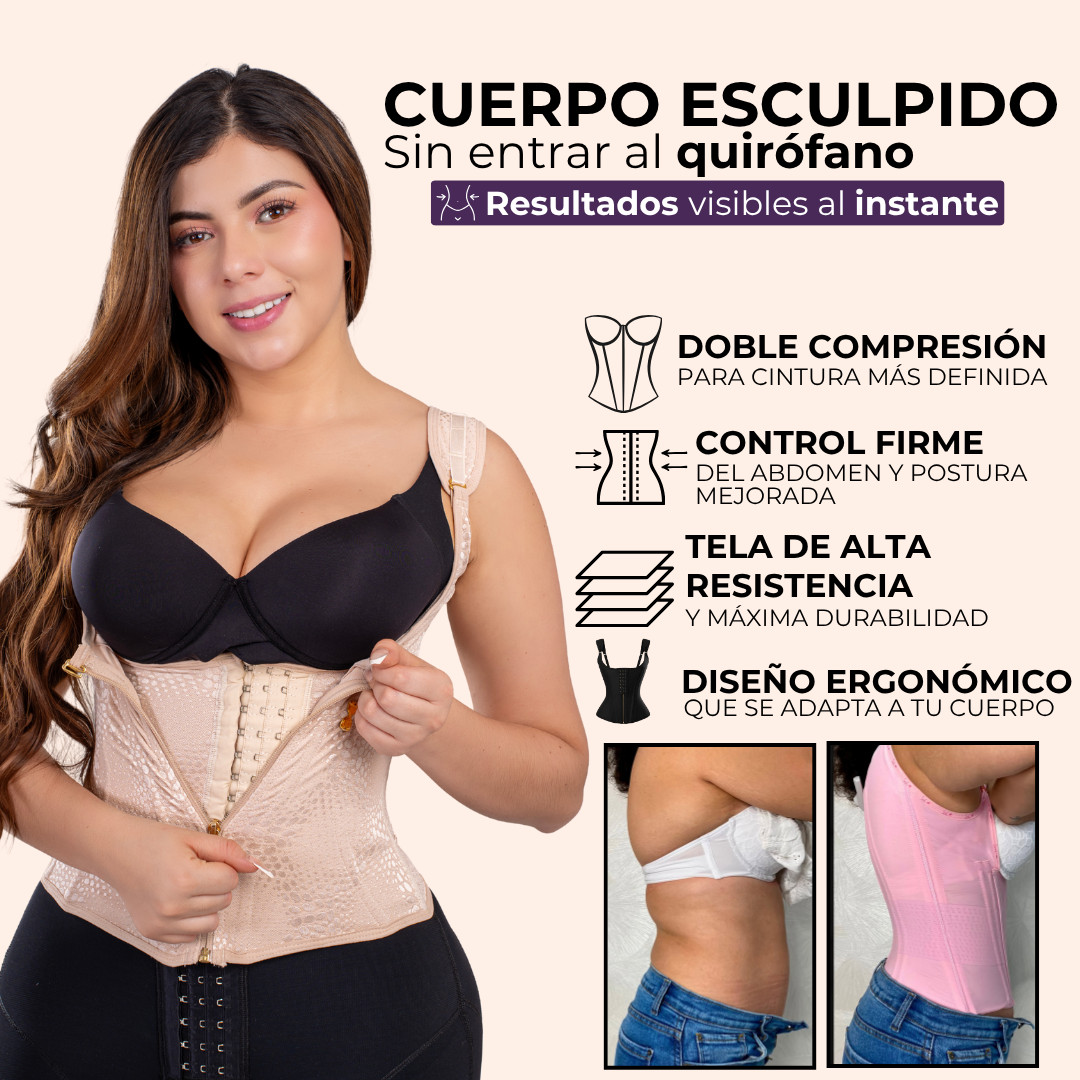 Chaleco Cinturilla extrema 9 varillas